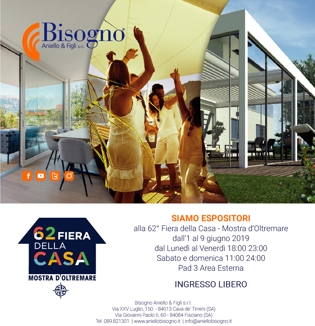 62° Fiera della Casa Mostra d’Oltremare dall’1 al 9 giugno